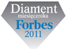 Laureat Diamentów Forbesa - 9. miejsce wśród firm o obrotach od 50 do 250 mln złotych